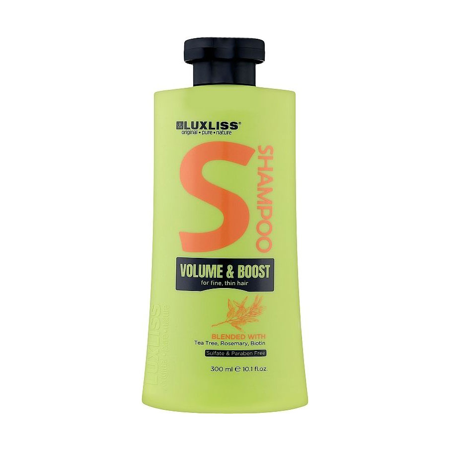 Шампунь Luxliss Volume &amp; Boost Shampoo для об'єму тонкого та рідкого волосся, 300 мл